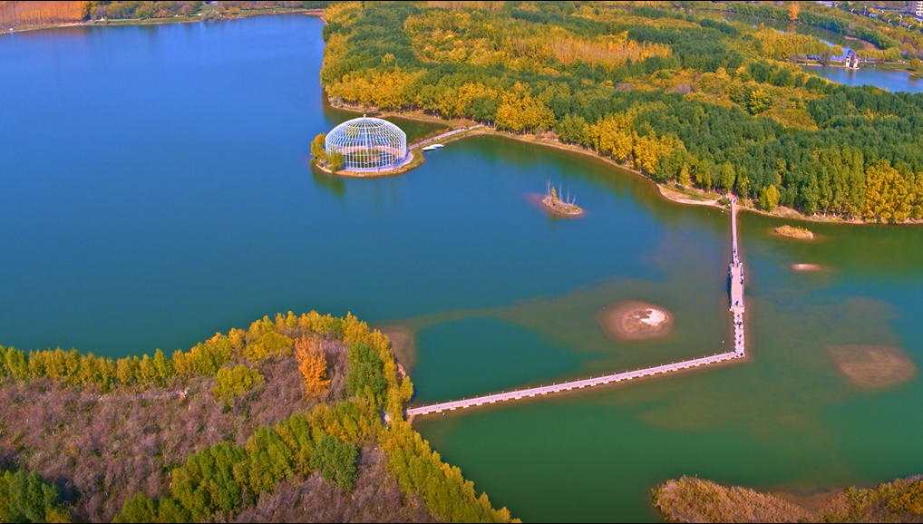 滋養(yǎng)于黃河之濱的國家濕地公園——香山湖國家濕地公園